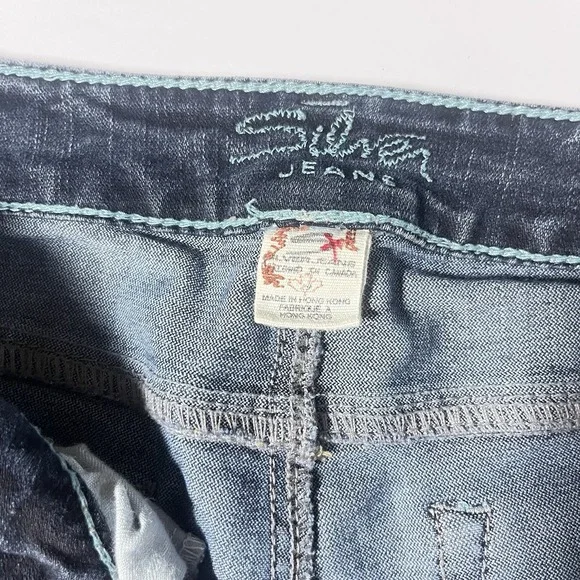 Womens Silver Jeans Aiko Boot Cut 29x31 Dark Wash Blue Denim - Picture 2 of 13